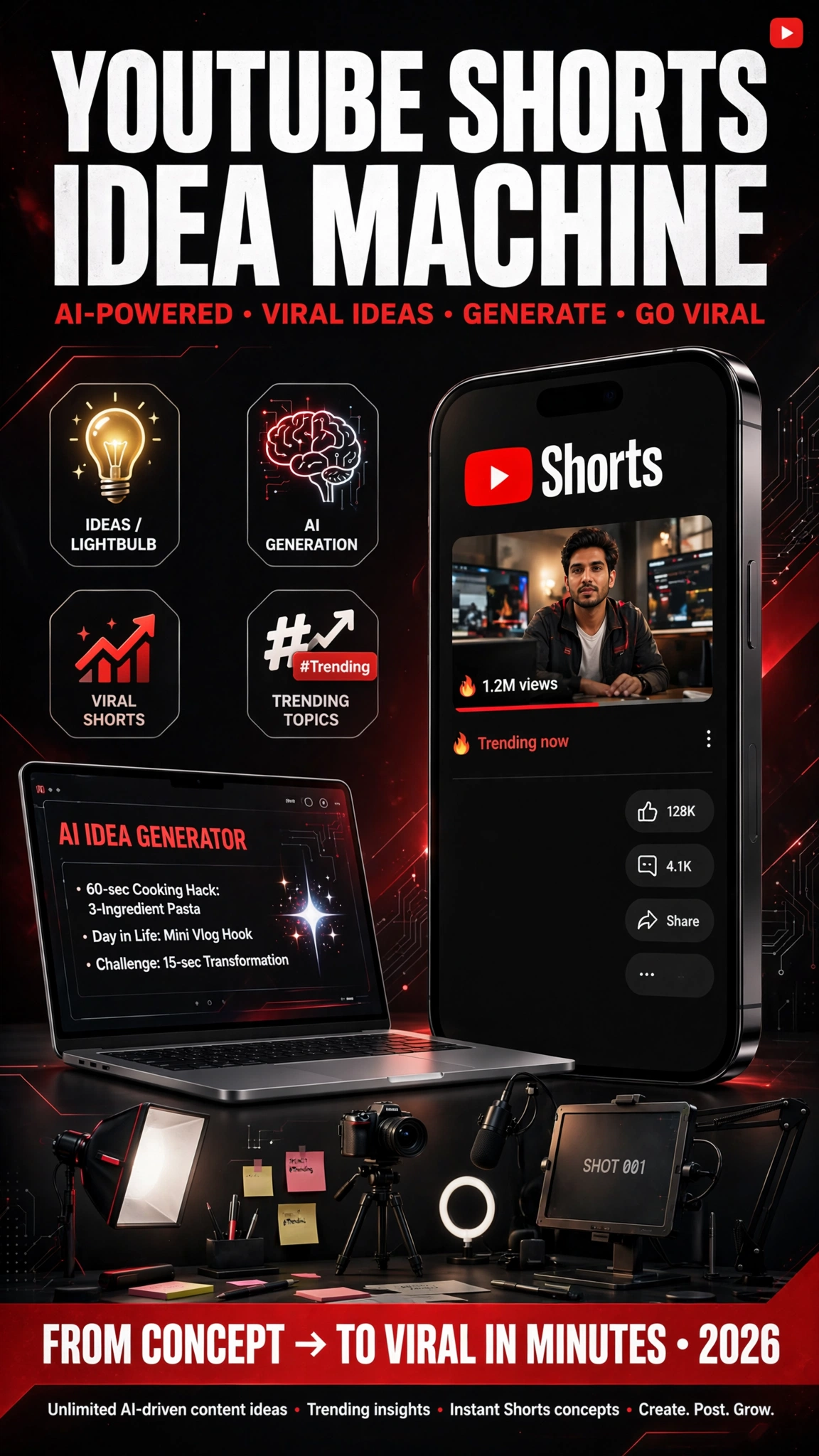 YouTube Shorts Idea Machine