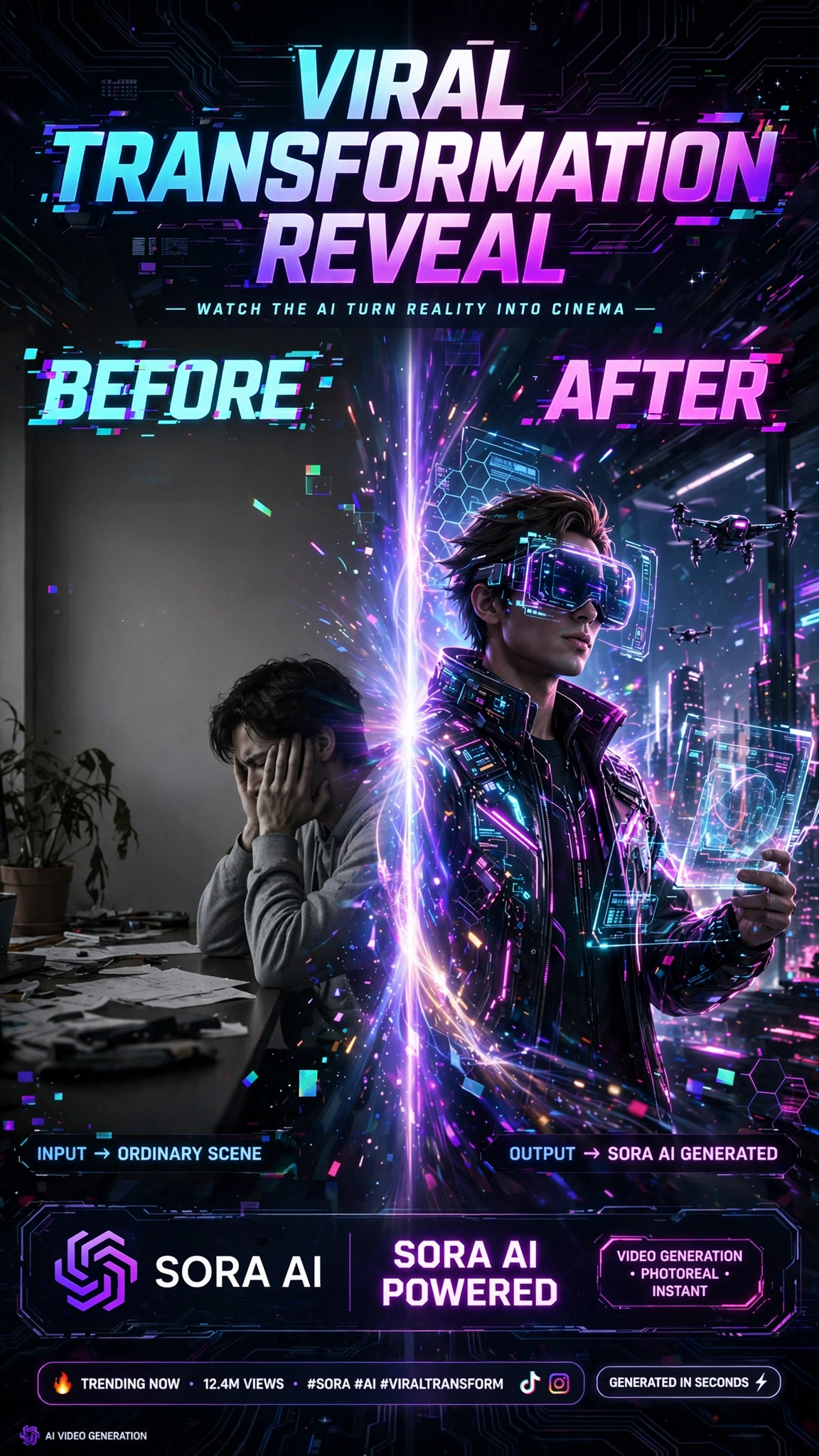 Viral Transformation Reveal