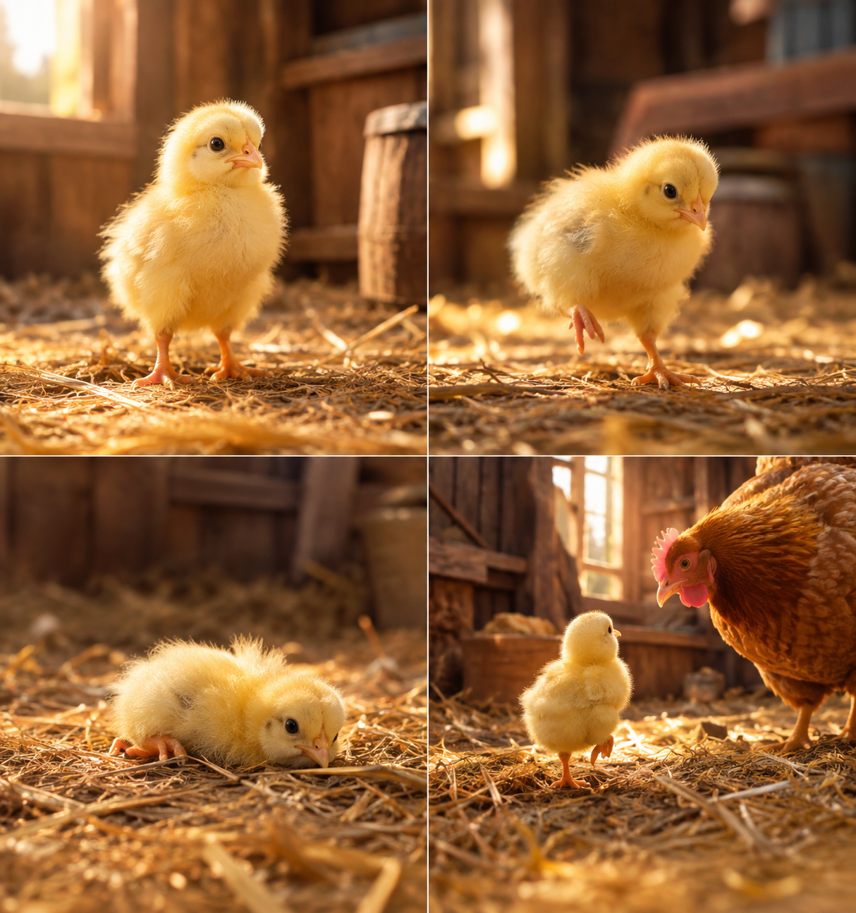 Baby Chick First Steps
